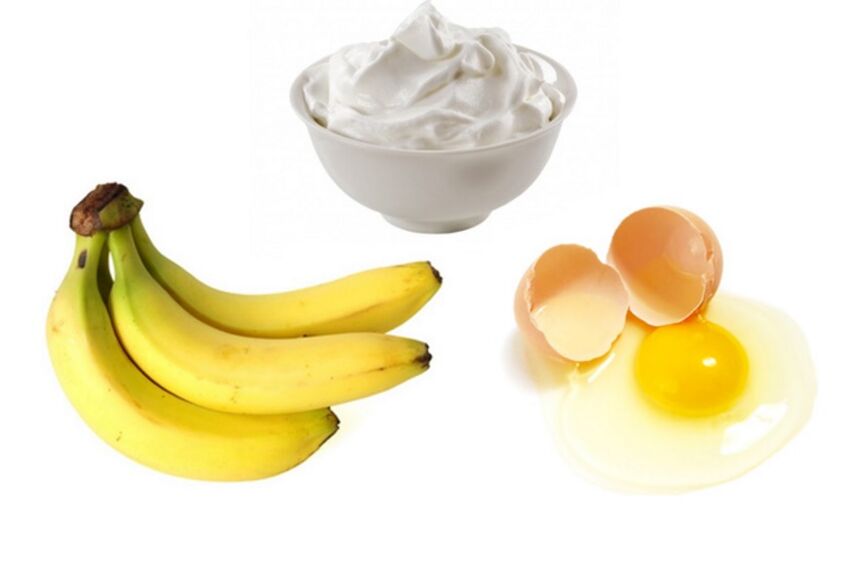 The egg and banana mask is suitable for all skin types. 