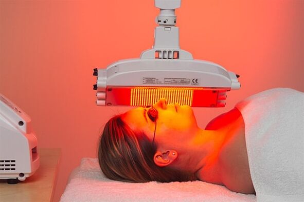 Light therapy hardware method to prevent the first signs of aging. 